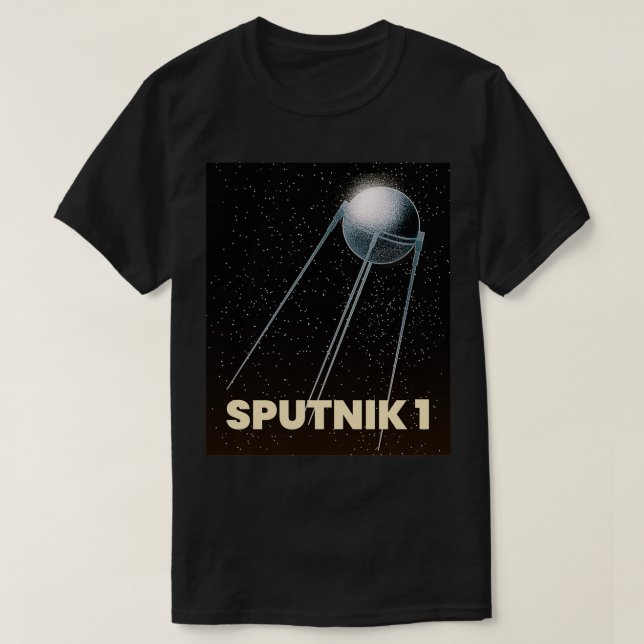 T-shirt Spoutnik 1 premier satellite (Design devant)