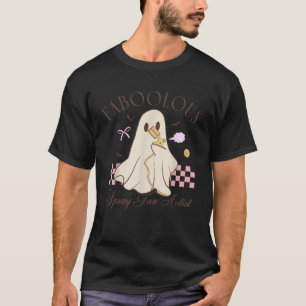 T-shirt Spray Fabole Tan Artiste Ghost Halloween Coquett