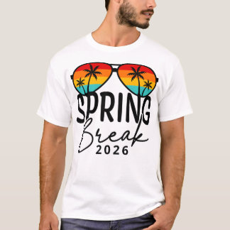 T-shirt Spring Break 2026 Shirt – Beach Party Vacation Tri