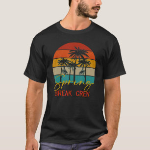 T-shirt Spring Break Crew Souvenir Summer Vacances Plage