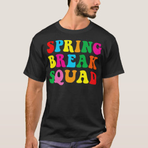 T-shirt Spring Break Squad 2023 Summer Beach Vacation