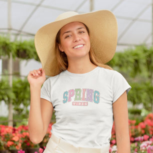 T-shirt Spring Vibes Jolie Pastel