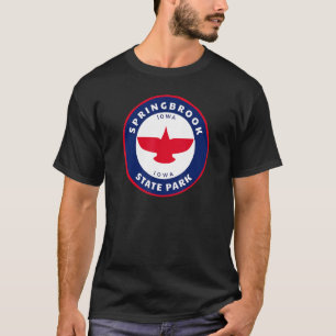 T-shirt Springbrook State Park Iowa Ia Eagle Vacances Souv