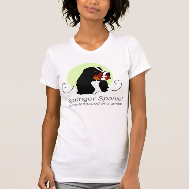 T-shirt Springer spaniel (Devant)