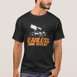 T-shirt Sprint Car Racing Sans Peur Venez Jouer À La Cours