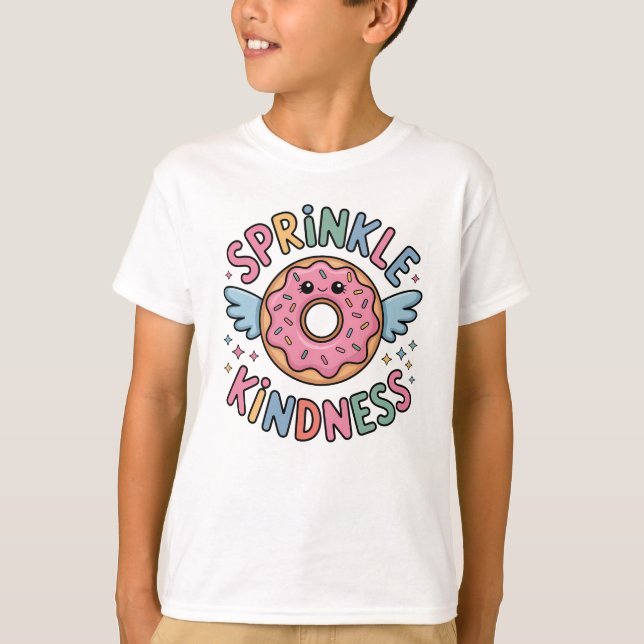 T-shirt Sprinter la gentillesse | Enfants Donut (Devant)