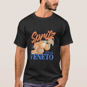 T-shirt Spritz Veneto Dal 1919 Italie Vin Orange Vintage