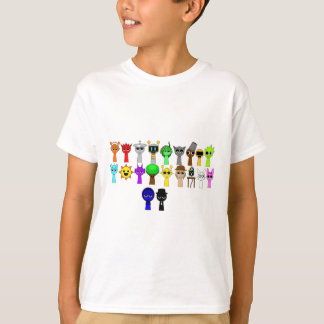 T-shirt Sprunki Phase 1 - Simon Oren Funbot Pinki Wenda
