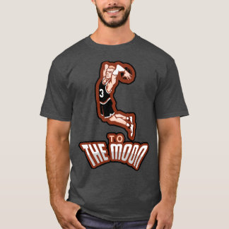 T-shirt Spurs Basketball à la lune