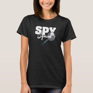T-shirt Spy Squad Police Crime Investigateur Détection pri