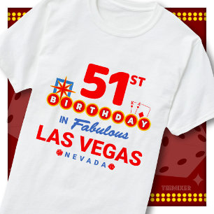 T-shirt Squad de fête pour les 51 ans à Las Vegas