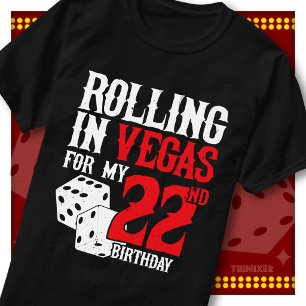 T-shirt Squad de la Dice Party pour les 22 ans qui dévale