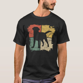 T-shirt Square Retro Labrador Owner Gift Golden Black Lab