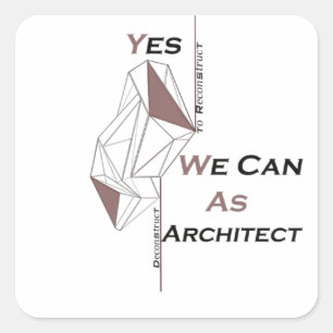 T-Shirt Square Sticker