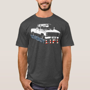 T-shirt Squarebody American Flag Carré Body Truck