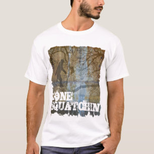 T-shirt Squatchin allé avec Bigfoot