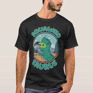 T-shirt Squawkosaurus Rex Parrot I Parrotlet Vert