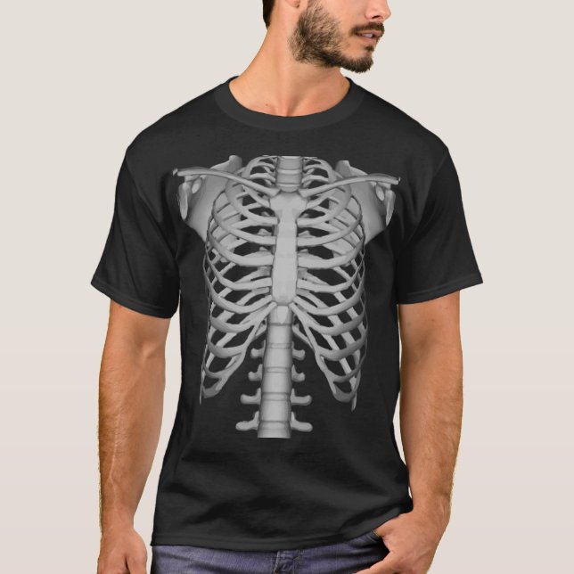 T-shirt squelette (Devant)