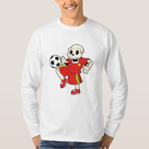 T-shirt Squelette à Soccer Sports
