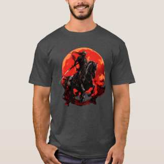 T-shirt Squelette cheval Squelette humain Cheval équitatio
