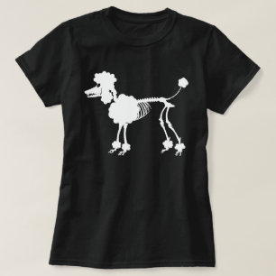 T-shirt Squelette de caniche