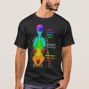 T-shirt Squelette de Chakras