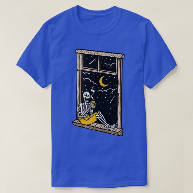 T-shirt Squelette de l'Astronomie Fiend  (Design devant)