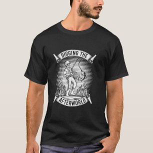 T-shirt Squelette de pêcheur - Pêcheur à la ligne pêche