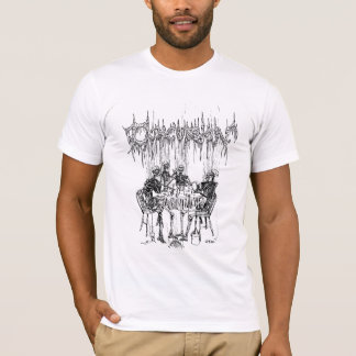 T-shirt Squelette de tabagisme de choc