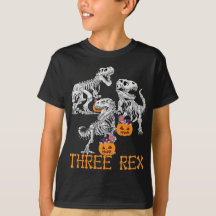 Squelette de trois Rex Dinosaur 3 ans Halloween