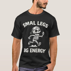 T-shirt Squelette drôle en train de courir - Petites jambe