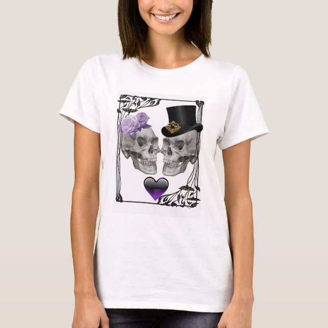 T-shirt Squelette gothique (Devant)