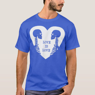 T-shirt Squelette Grunge doux L'amour esthétique est amour