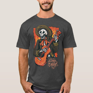 T-shirt Squelette Mariachi Cinco de Mayo vêtements pour ta