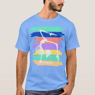 T-shirt Squelette méditant du yoga