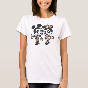 T-shirt Squelette Mickey & Minnie