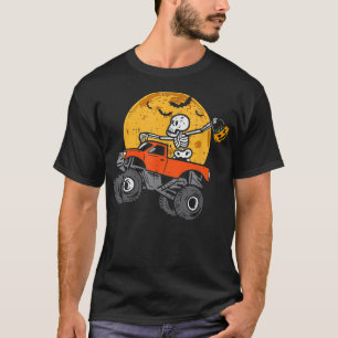 T-shirt Squelette Monster Camion Lune bonbon pour bébé Gar