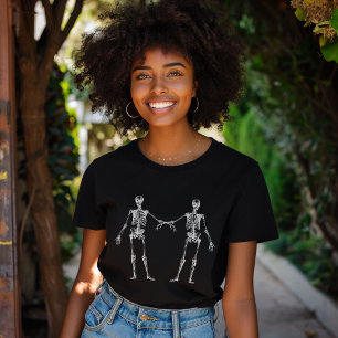 T-shirt Squelette Vintage amusant