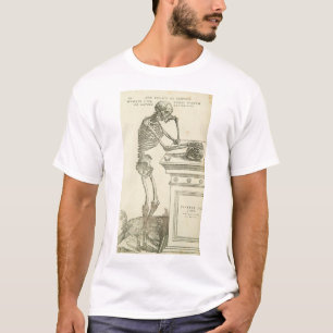 T-shirt Squelette vintage d'Andreas Vesalius d'anatomie