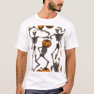 T-shirt Squelettes dansants d'Halloween