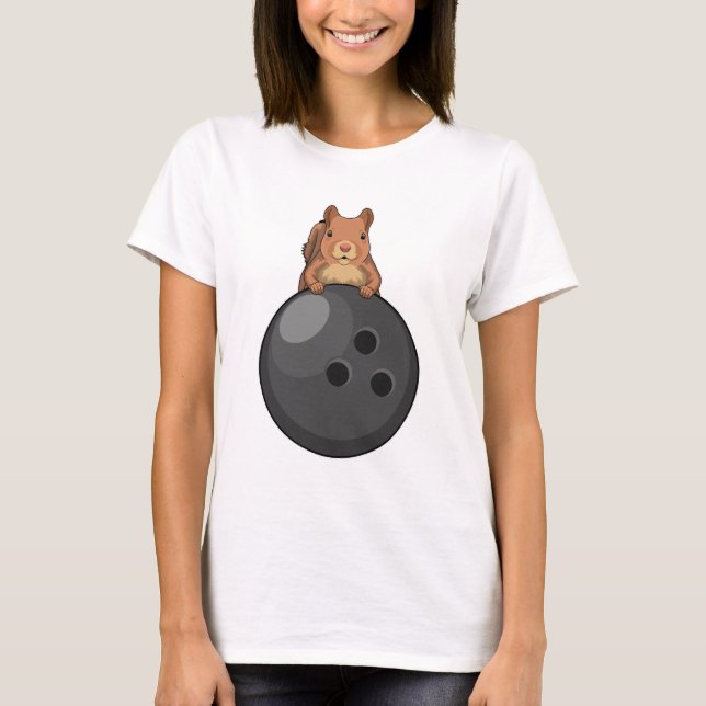 T-shirt Squirl at Bowling (Devant)