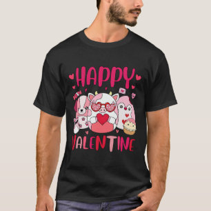 T-shirt Squish Squad Joyeux Cadeaux Valentin Mignonne Pour