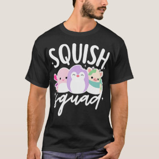 T-shirt Squish Squad Mallow Super Mignonne Pour Les Enfant