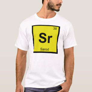 T-shirt Sr - Sarod Musique Chimie Symbole du tableau pério