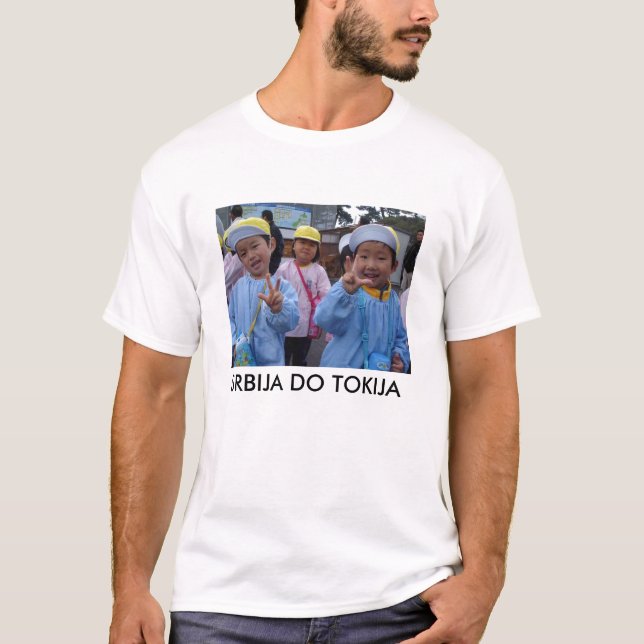 T-shirt Srbija u Japanu, SRBIJA FONT TOKIJA (Devant)