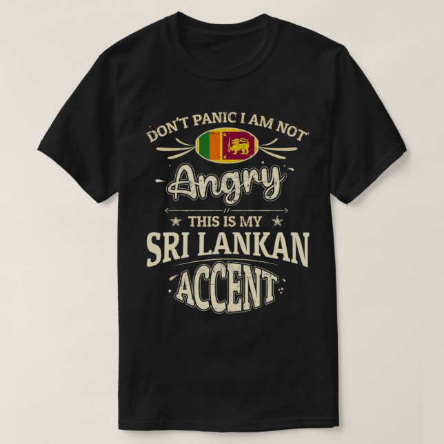 T-shirt Sri Lanka Drapeau Souvenirs pour Sri Lankais Homme (Design devant)
