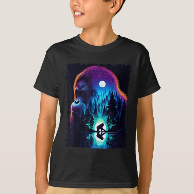 T-shirt Srit Animal Orangutan Men Women Kids Christmas  (Devant)