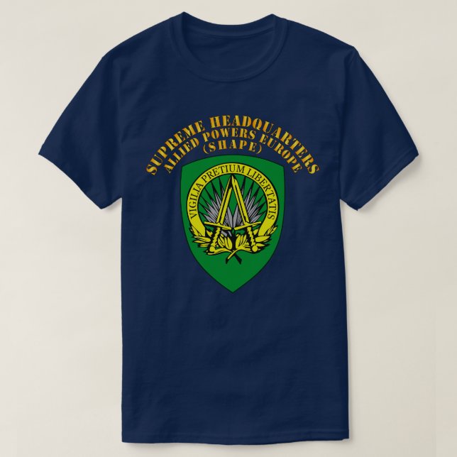 T-shirt SSI Siège suprême Puissances alliées Europe X (Design devant)
