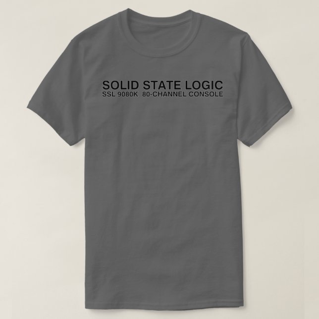 T-shirt SSL 9080K noir (Design devant)