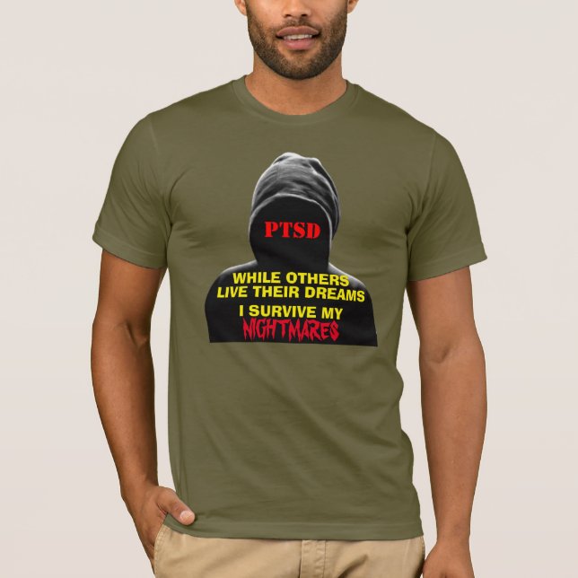 T-SHIRT SSPT : ALORS QUE D'AUTRES VIVENT LEURS RÊVES (Devant)